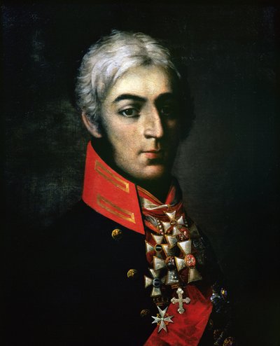 Portrait of Prince Peter Bagration, Russian General by Russian School